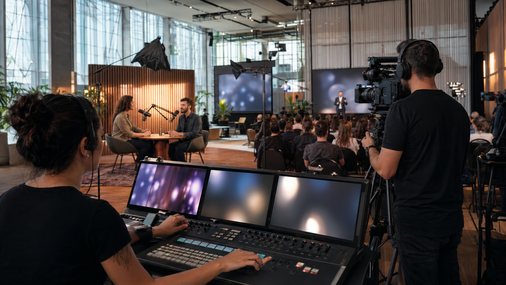 Produção Audiovisual sua Marca no Centro das Atenções